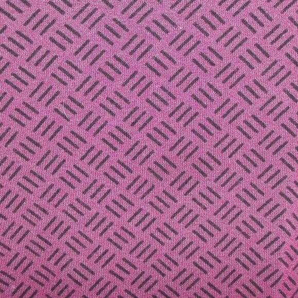 J.JILL Top/Tunic, SP Petite, Maroon, Crosshatch pattern, Mid-sleeve, - Picture 8 of 12